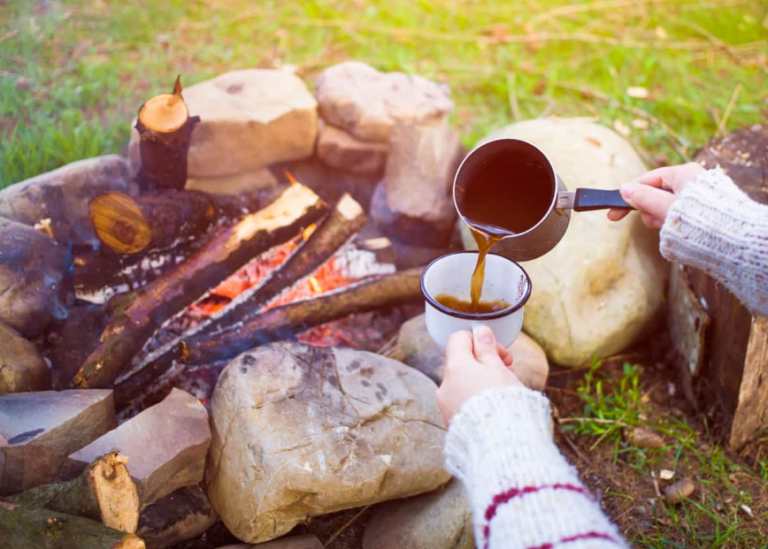 How to make COFFEE while camping