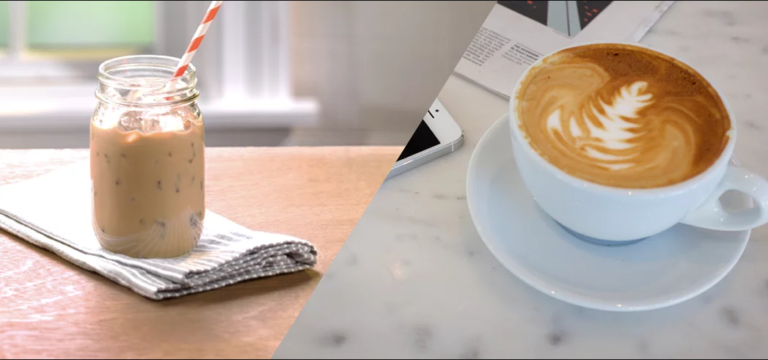 Cold coffee vs hot coffee